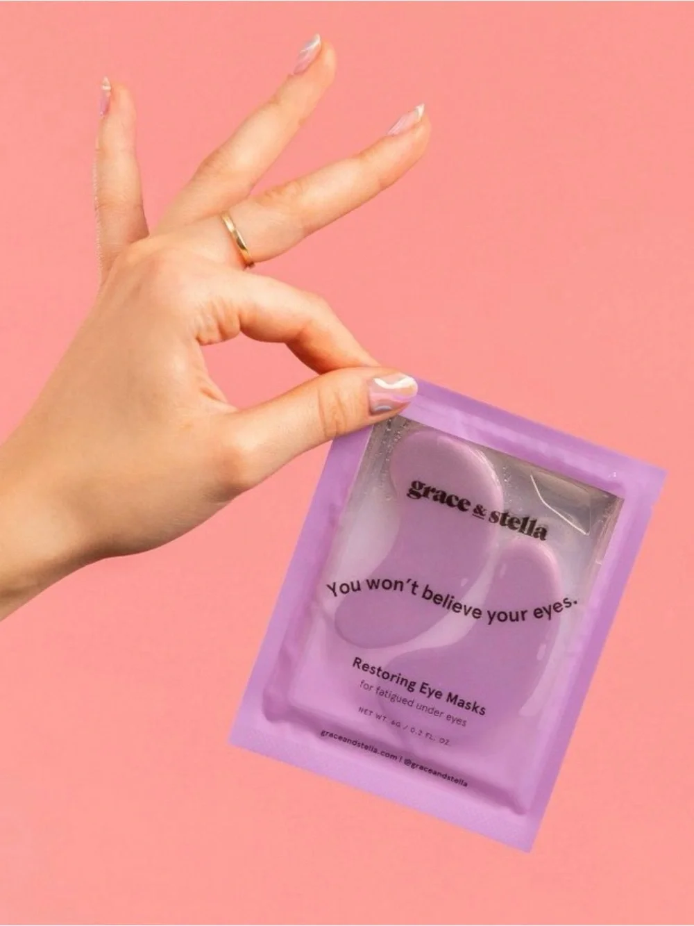 grace & stella Restoring Under Eye Masks - 24 Count - Vegan